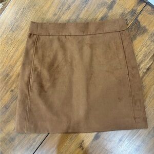 J. Crew faux suede Mini Skirt